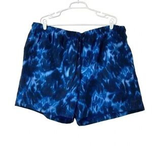 DSG Men’s XXL 6” Swim Trunks Electric Navy Blue Quick-Dry Active Gym Shorts NWT